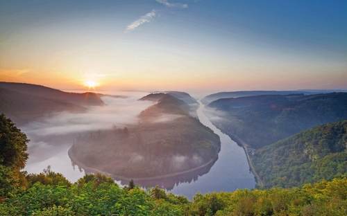 Blick auf die Saarschleife - © Tourismus Zentrale Saarland