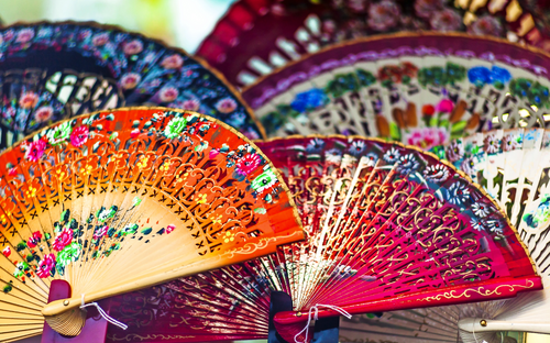 Fächer: andalusische Folklore - © David Acosta Allely - Fotolia