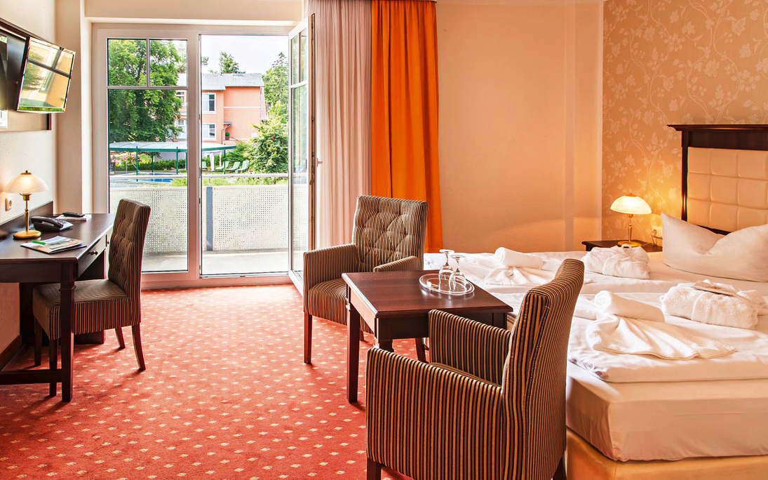 Ostseehotel Villen im Park - Zimmerbeispiel