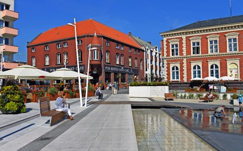 Swinemünde - Platz mit Wasserspielen - © aro49 - Fotolia