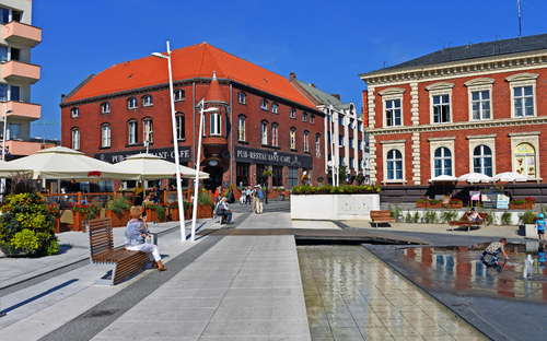Swinemünde - Platz mit Wasserspielen - © aro49 - Fotolia
