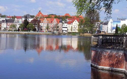 Schwerin - Blick auf die Altstadt
