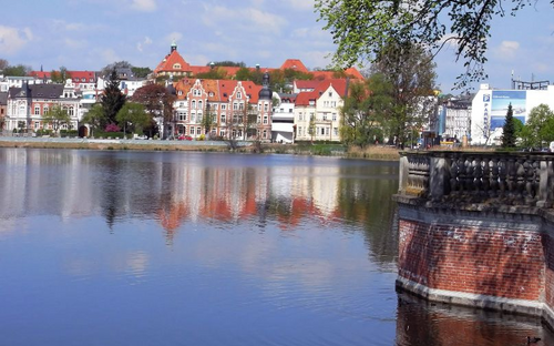 Schwerin - Blick auf die Altstadt