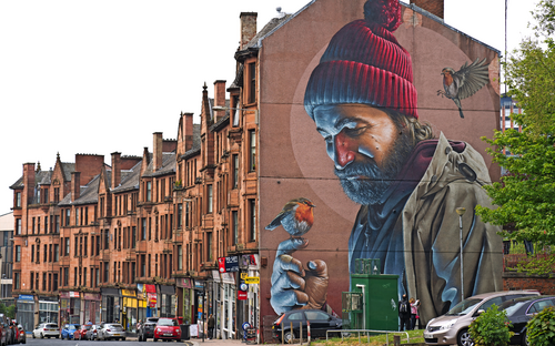 Glasgow - Straßenkunst