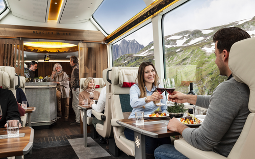 Glacier-Express - Panoramawagen - © RHB, Stefan Schlumpf