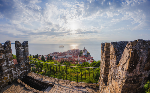Piran - Blick auf die Stadt - ©Slovenian Tourist Board