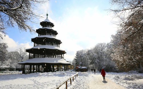 Winterlicher Englischer Garten - © München Tourismus, Tommy Lösch