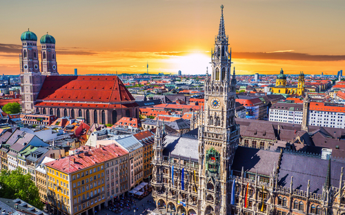 Blick auf München