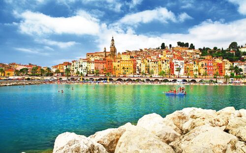 Blick auf Menton - © Freesurf - Fotolia