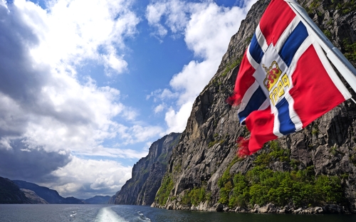 Norwegische Flagge