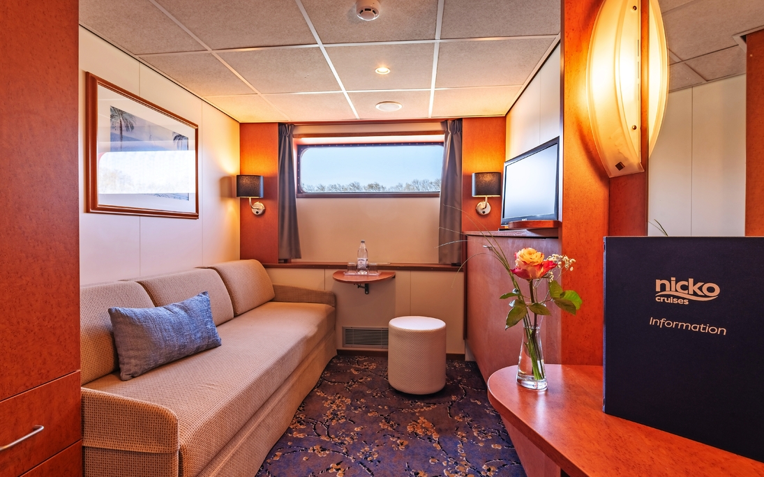 BIJOU DU RHÔNE - Kabinenbeispiel Hauptdeck - © nicko cruises Schiffsreisen GmbH