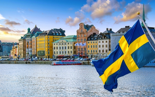 Schwedische Flagge - © Alexi Tauzin - stock.adobe.com