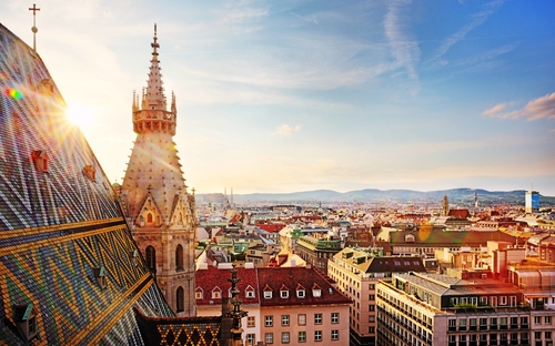 Stephansdom - Stadtpanorama