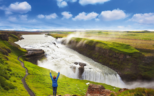 Gullfoss Wasserfall - © Kushnirov Avraham - Fotolia