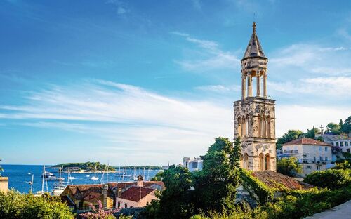 Insel Hvar - Kirchturm - © marinv - Fotolia