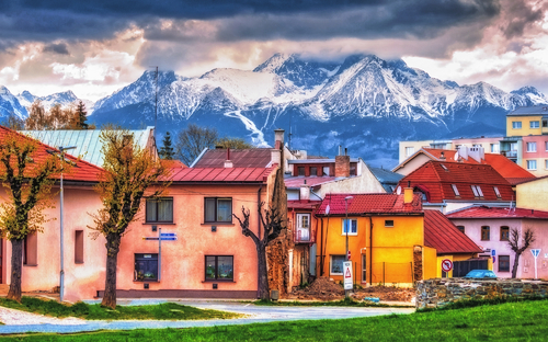 Slowakei - Typisches Dorf