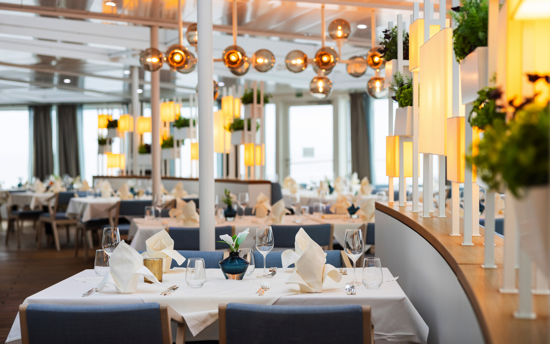 MS Amera - Restaurant - Bildnachweis: Phoenix Reisen GmbH