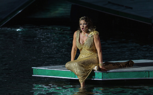 La traviata - Marjukka Tepponen als Violetta - ©Bregenzer Festspiele / Daniel Ammann