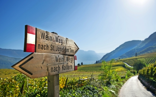 Kalterer See - Wegweiser - © Helmuth Rier