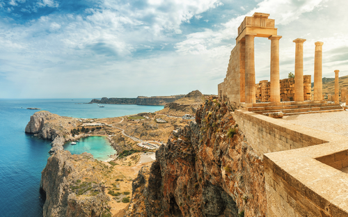 Rhodos - Akropolis von Lindos