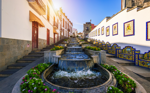 Kaskade Paseo de Canarias in Firgas - © Liubomir Paut