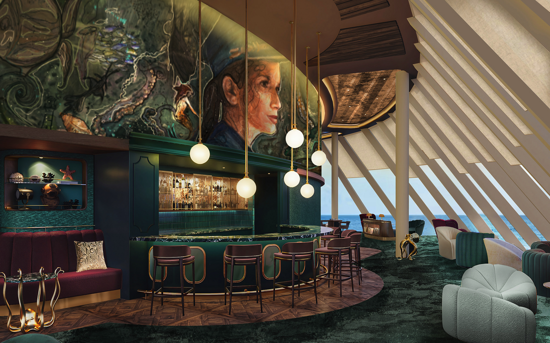 Captain`s Bar auf der Mein Schiff Flow - © TUI Cruises